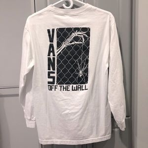 White Vans of the Wall Long Sleeve shirt